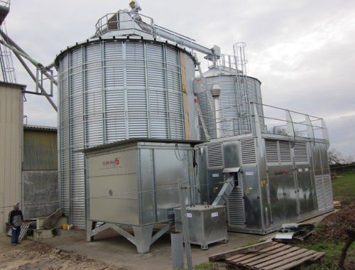 生物质燃料空气加热器 - THB-A650 - Clim.Air.50 s.r.l. - 木材 / 颗粒 / 粮食储藏