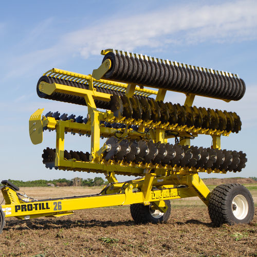 牵引式中耕机 - PRO-TILL 20/26 - Degelman Industries Ltd. - 带滚筒 / 折叠 / 带有圆盘耙