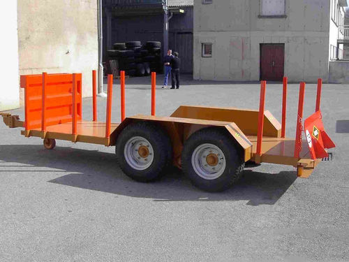 托盘拖车 - GV 42 BL - Devès - 悬挂式 / 双车轴 / 农用
