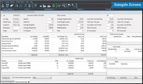 管理软件 - Beef Tracker - Digi-Star International - 财务会计 / 送料