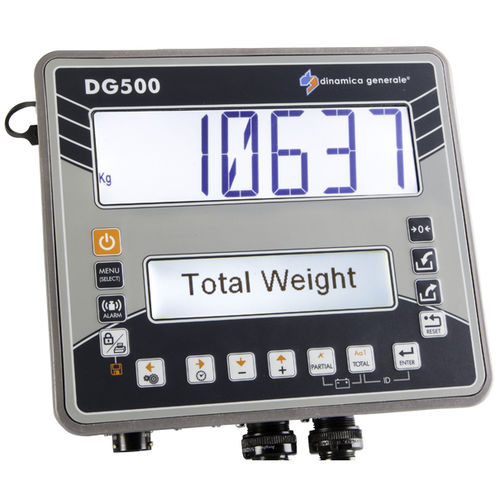 嵌入式重量指示器 - DG500 - DINAMICA GENERALE S.p.A. - 数据记录型 / 拖拉机
