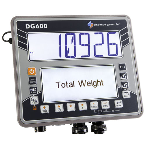 嵌入式重量指示器 - DG600 - DINAMICA GENERALE S.p.A. - 数据记录型 / 拖拉机