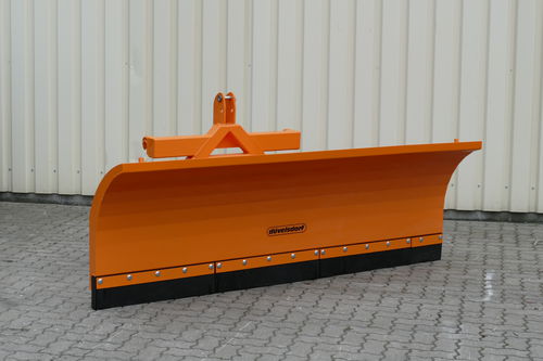 直线型除雪铲 - DSK - Düvelsdorf Handelsgesellschaft mbH - 液压调节 / 拖拉机前部三点悬挂连接 / 带有橡胶刮板