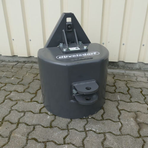 整体式配重器械 - 216 series - Düvelsdorf Handelsgesellschaft mbH - 前面 / 后 / 拖拉机