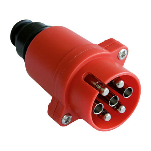 插头连接器 - 201023 - ERICH JAEGER GmbH + Co. KG - 7极 / 12V / 镀镍黄铜