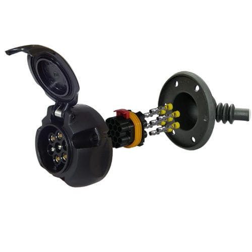 插座连接器 - 101371 - ERICH JAEGER GmbH + Co. KG - 7极 / 12V / 塑料