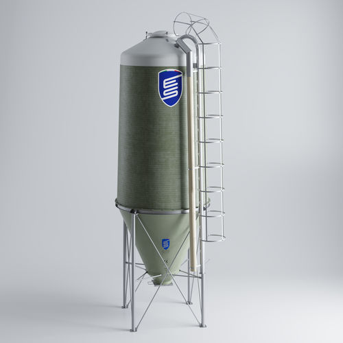 饲料筒仓 - MEP series - EUROSILOS SIRP s.r.l. - 牲畜饲料 / 玻璃纤维 / 锥底