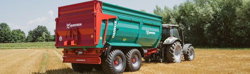 倾卸式拖车 - DURUS 1800 - Farmtech d.o.o. - 双车轴 / 谷物 / 10 t ... 20 t