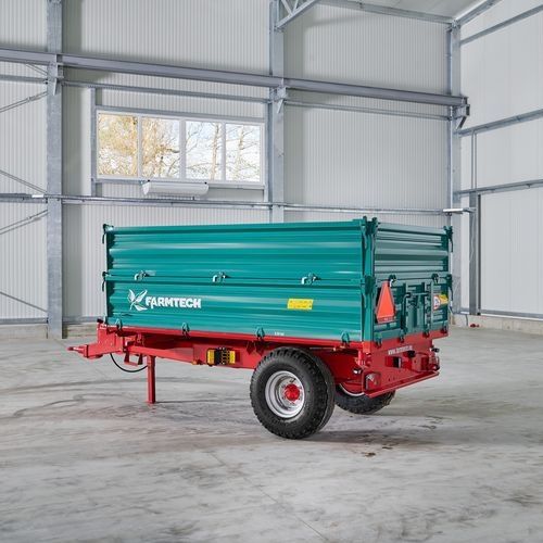 倾卸式拖车 - EDK 500 - Farmtech d.o.o. - 单车轴 / 农用 / 0 t...10 t