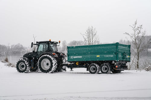 倾卸式拖车 - T-LINE 1500S - Farmtech d.o.o. - 串列轮轴 / 农用 / 15吨