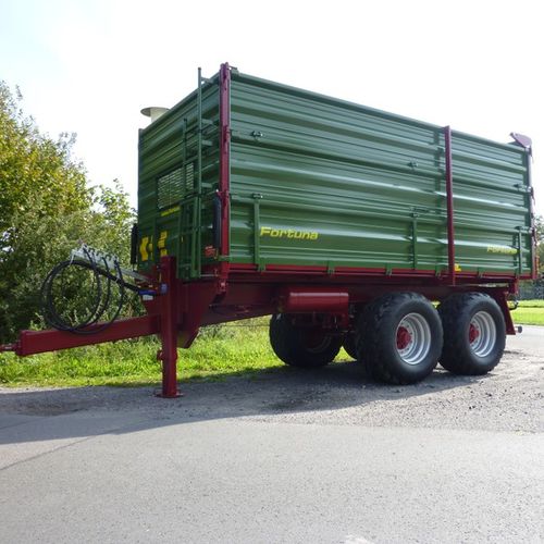 自卸拖车 - FTD 150 / 5.0 - Fortuna Fahrzeugbau GmbH & Co. KG - 串列轮轴 / 农用 / 2吨