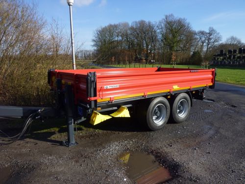 侧卸拖车 - EDT 100 / 4.5 - Fortuna Fahrzeugbau GmbH & Co. KG - 串列轮轴 / 农用 / 0 t...10 t