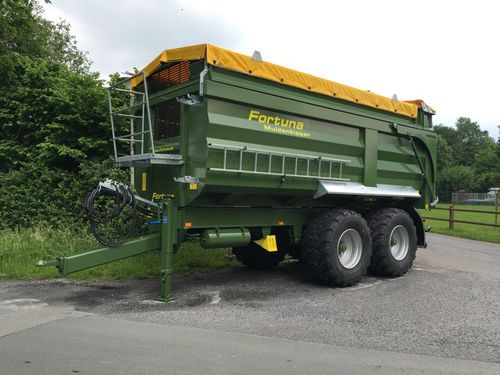 自卸拖车 - FTM 200 / 6.0 - Fortuna Fahrzeugbau GmbH & Co. KG - 双车轴 / 农用 / 2吨