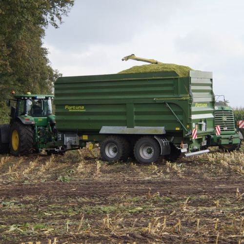 自卸拖车 - FTM 200 / 7.5 - Fortuna Fahrzeugbau GmbH & Co. KG - 串列轮轴 / 农用 / 4吨