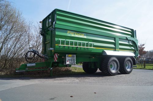 自卸拖车 - FTM 200 / 7.9 - Fortuna Fahrzeugbau GmbH & Co. KG - 串列轮轴 / 农用 / 4吨