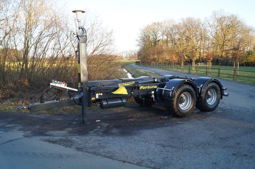 随车吊拖车 - FTH 160 - Fortuna Fahrzeugbau GmbH & Co. KG - 串列轮轴 / 农用 / 13吨
