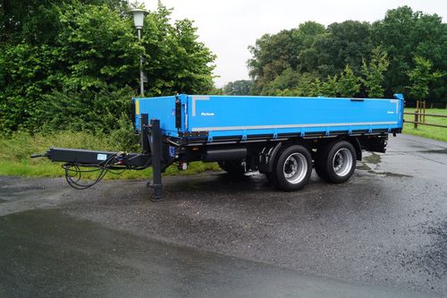 侧卸拖车 - EDT 140 / 5.5 - Fortuna Fahrzeugbau GmbH & Co. KG - 串列轮轴 / 农用 / 1吨