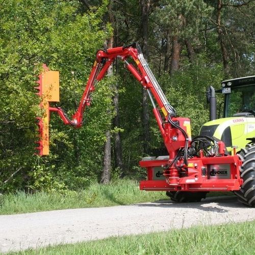悬挂式悬臂割草机 - DUA series - Gerhard DÜCKER GmbH & Co. KG - 凿式 / 折叠 / PTO驱动