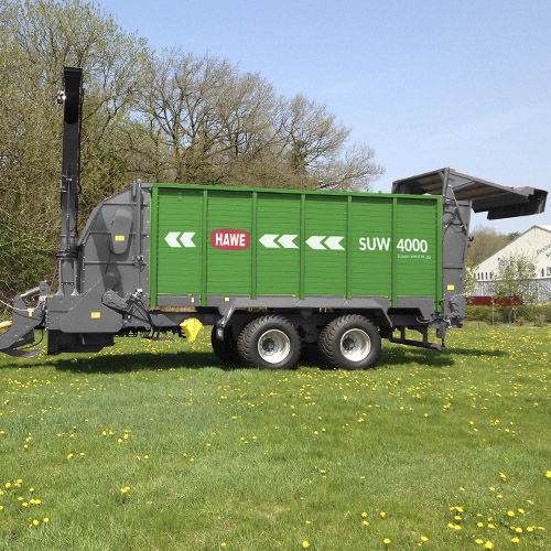 自卸拖车 - SUW Series - HAWE - Wester GmbH & Co. KG - 双车轴 / 青贮 / 23吨