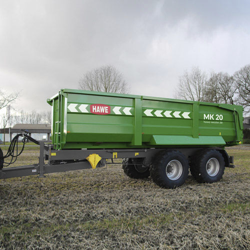 自卸拖车 - MK Series - HAWE - Wester GmbH & Co. KG - 倾卸式 / 双车轴 / 农用