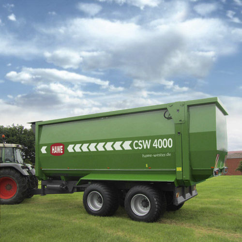 自卸拖车 - CSW Series - HAWE - Wester GmbH & Co. KG - 双车轴 / 农用 / 青贮