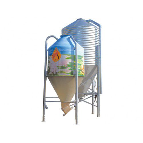 谷物筒仓 - GRP  - HIMEL Maschinen GmbH & Co. KG - 钢 / 漏斗式