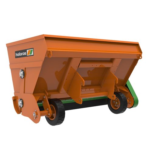 家禽自动喂料系统 - SDC series - HOLARAS Hoopman Machines bv - 拖拉机悬挂 / 漏斗式