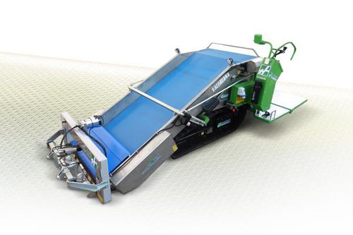 蔬菜收割机 - SLIDE VALERIANA ECO TRAX - HORTECH Srl - 颉草 / 自走式 / 1行