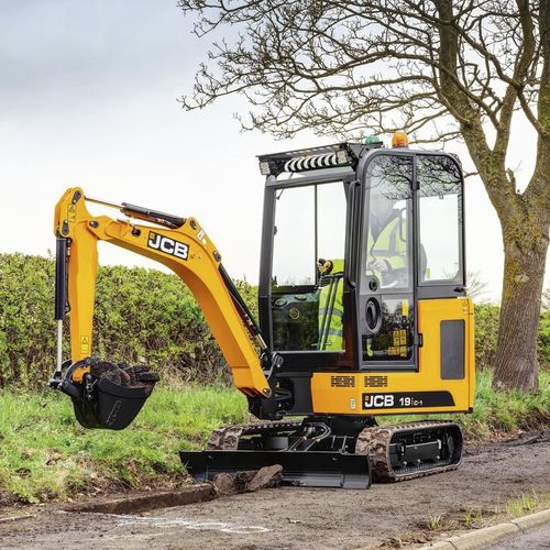 履带挖掘机 - 19C-1 - JCB - 小型 / 带挡板