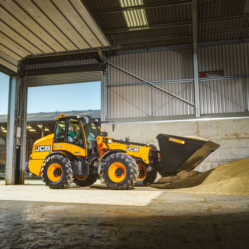 轮胎式装载机 - TM320S Agri - JCB - 伸缩 / 带驾驶室 / 铰接式
