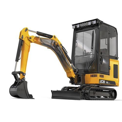 履带挖掘机 - 16C-1 - JCB - 小型 / 带挡板