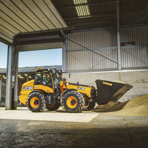 轮胎式装载机 - TM320 Agri - JCB - 伸缩 / 带驾驶室 / 铰接式
