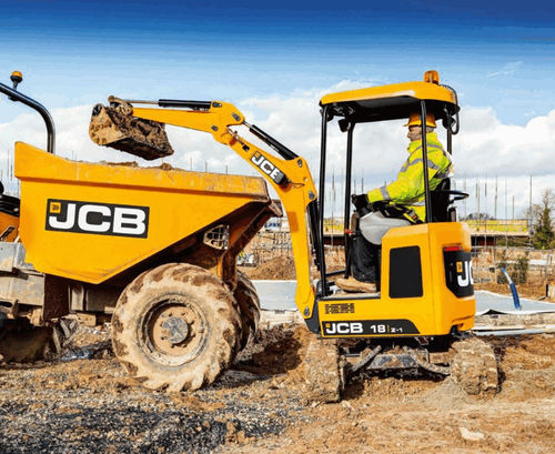 履带挖掘机 - 18Z-1 - JCB - 小型 / 带挡板