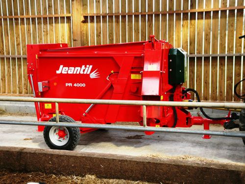 牵引式秸秆吹送机 - PR 6000 SD - JEANTIL S.A. - 喂料 / 圆形草捆 / 方形草捆