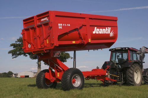 自卸拖车 - GM 100 SE - JEANTIL S.A. - 半悬挂式 / 单车轴 / 串列轮轴