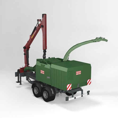 牵引式树枝粉碎机 - HEM 540 DL - JENZ GmbH Maschinen- und Fahrzeugbau - 内燃机