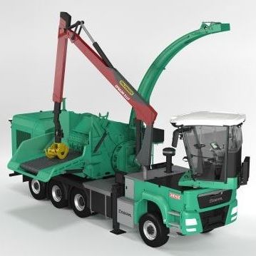 卡车安装式树枝粉碎机 - HEM 922 DQ Cobra  - JENZ GmbH Maschinen- und Fahrzeugbau - 柴油机 / 电动 / 混合动力