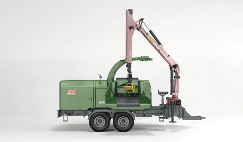牵引式树枝粉碎机 - HEM 583 DQ - JENZ GmbH Maschinen- und Fahrzeugbau - 内燃机