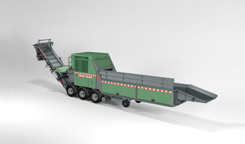 牵引式树枝粉碎机 - BA 965 DXL - JENZ GmbH Maschinen- und Fahrzeugbau - 柴油机