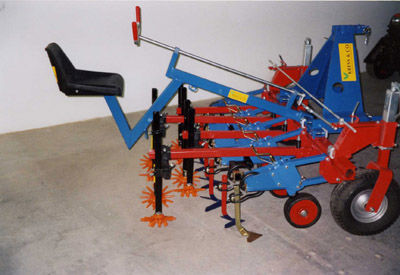 悬挂式行间中耕机 - ARGUS - K.U.L.T. Kress Umweltschonende Landtechnik GmbH - 折叠 / 除草