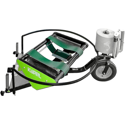 独立型草捆包膜机 - AV 550 - Köppl GmbH - 圆 / 自动