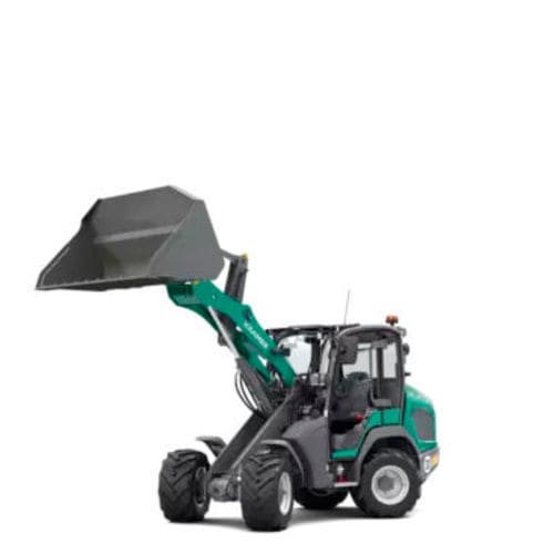 轮胎式装载机 - KL21.5L - Kramer-Werke GmbH - 紧凑型 / 带驾驶室 / 用于草捆