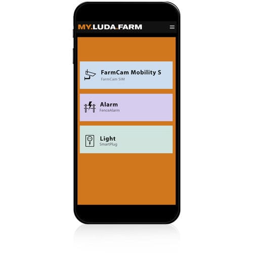 监控移动应用 - My.Luda.Farm - LUDA Elektronik AB - 畜牧业 / 农用 / 用于智能手机