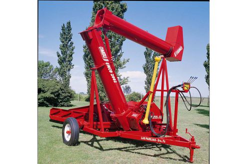筒仓卸料机 - EMCO 2002 - Maquinas Agricolas Ombu SA - 吨袋 / 谷物 / 带轮