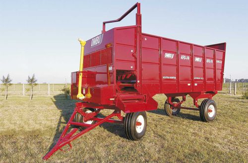 自动装载式拖车 - Maquinas Agricolas Ombu SA - 双车轴 / 农用 / 牲畜饲料