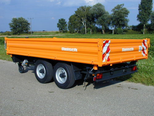 托盘拖车 - RUTDK-135.500 - Martin Reisch GmbH - 倾卸式 / 双车轴 / 农用