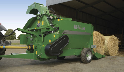 牵引式草料吹送垫床机 - C470 - McHale Engineering Ltd./麦克黑尔工程 - 铺地 / 圆形草捆 / 饲料