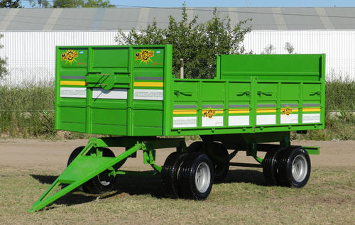 侧卸拖车 - RURAL 4TT - METALFOR SA - 双车轴 / 农用 / 4吨