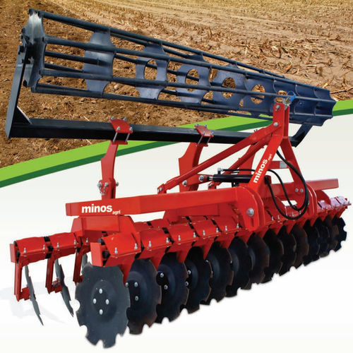 悬挂式圆盘耙 - DTM series - Minos Agricultural Machinery - 2分区式 / 三点悬挂 / 带滚筒