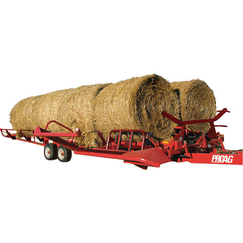托盘拖车 - 900 & 1400 Hay Hiker - MORRIS Industries Ltd. - 自动装载式 / 双车轴 / 用于草捆